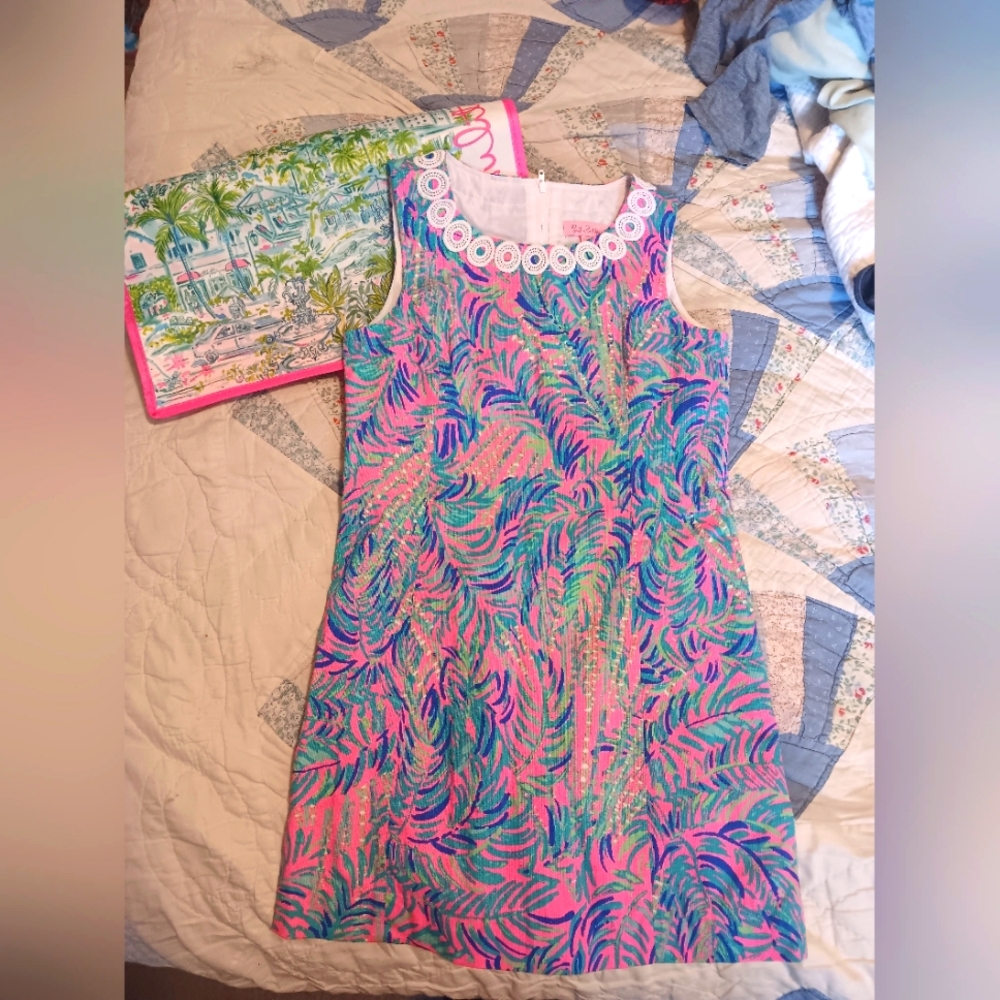 Lilly pulitzer girls shift dress